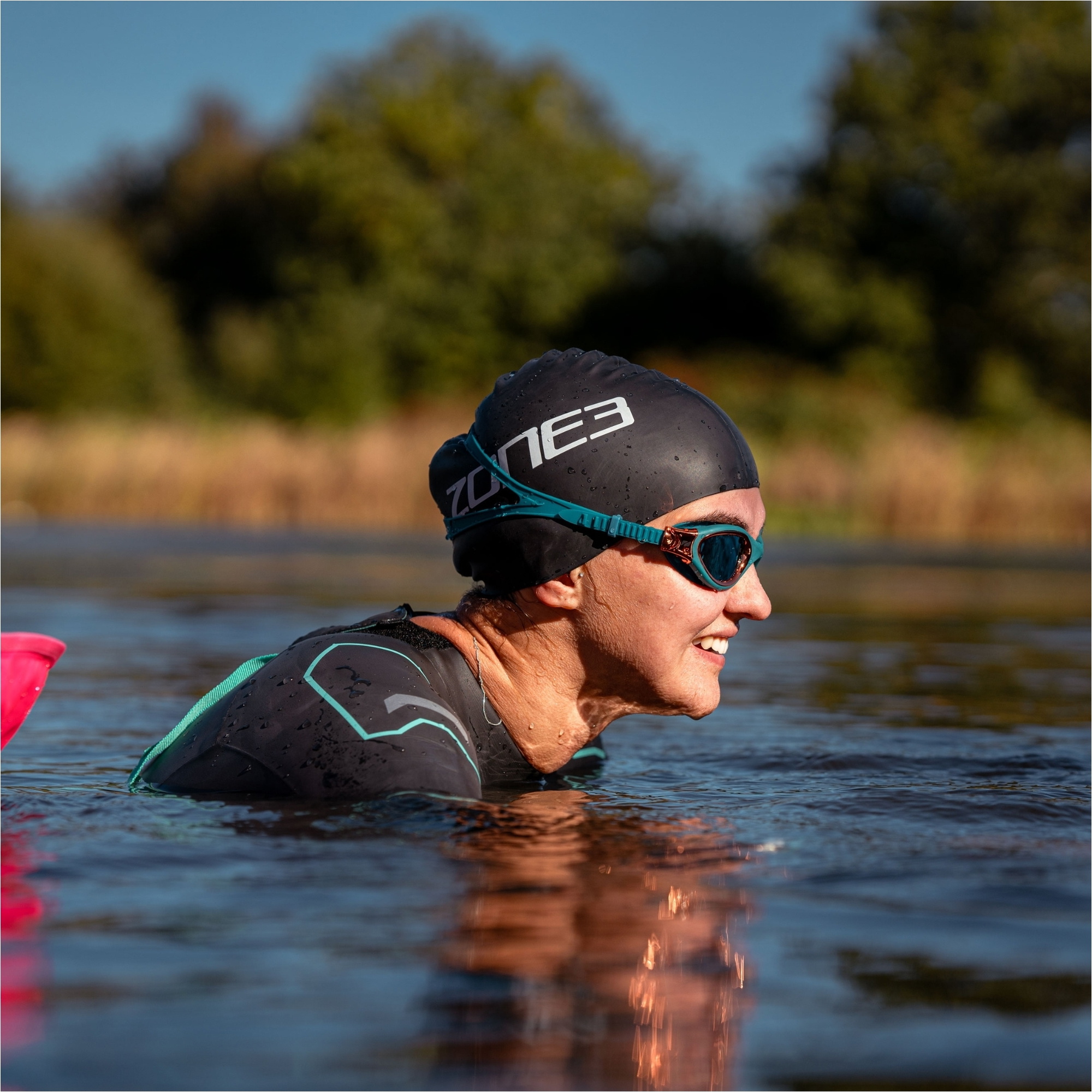 2026 Zone3 Venator-X OWS Goggles SA23GOGVE106 - Teal / Cream / Copper